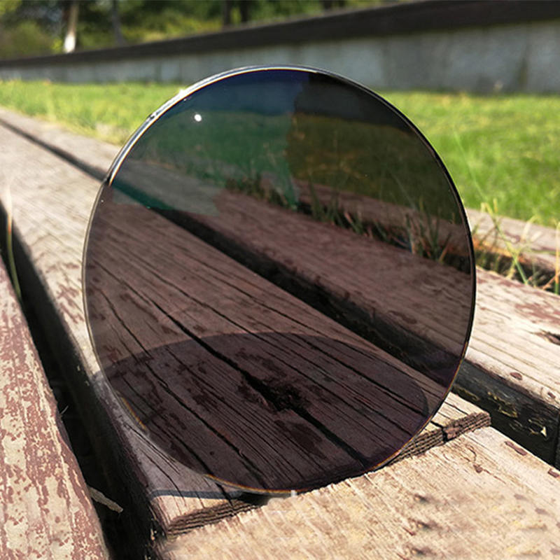 Objectif plat photochromique bifocal 1.56 HMC/SHMC