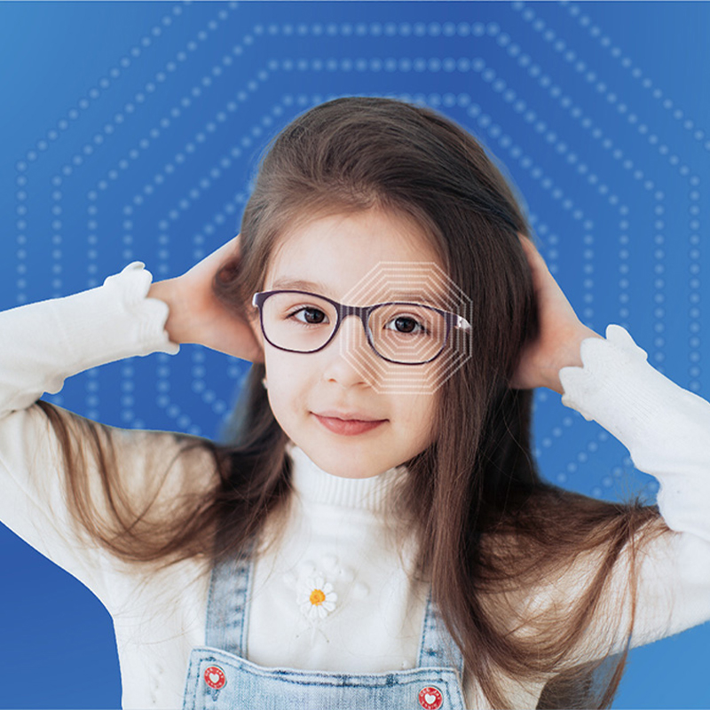 Lentille de contrôle de myopie circulaire octogonale