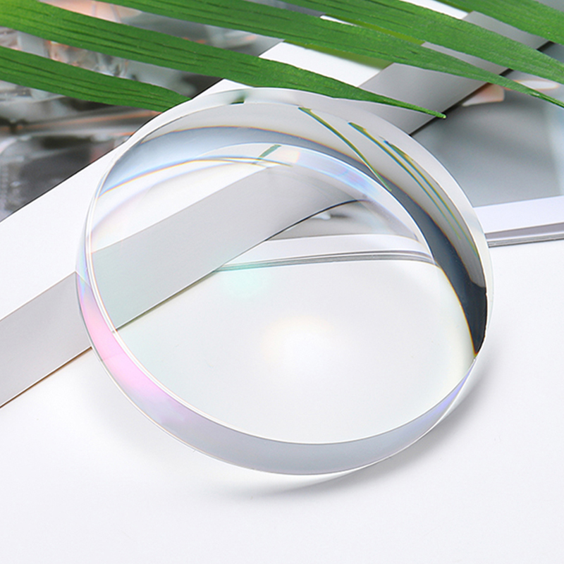 RX 1.499 1.56 1.60 1.67 1.74 lentille photochromique bifocale bifocale à dessus rond à bloc bleu progressif à vision unique