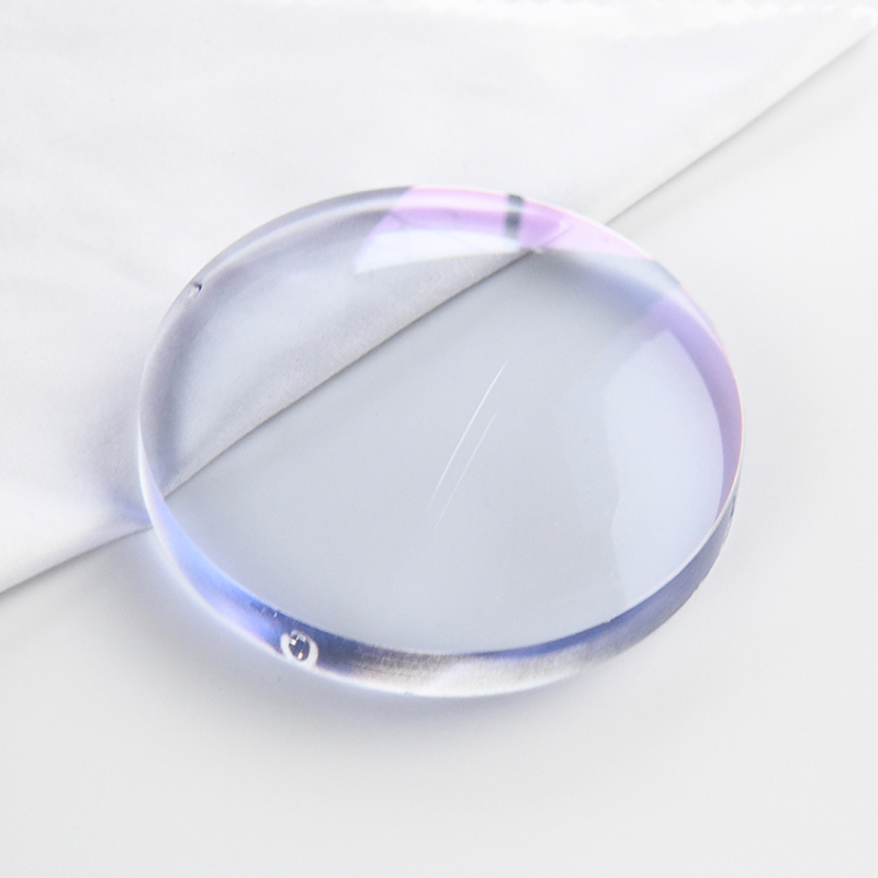 Lentille unifocale semi-finie à bloc bleu 1,60